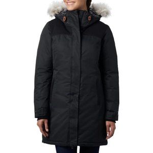 Columbia Large Winter Jacket Fitted - Black